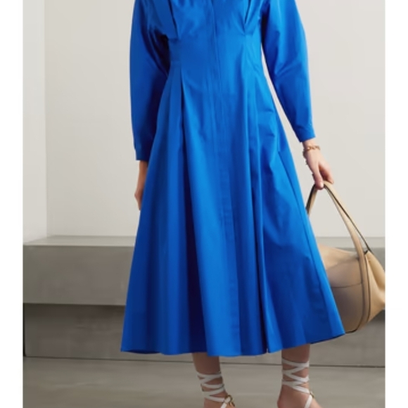 Tory Burch Vibrant Blue Long Sleeve Dress - Picture 4 of 6